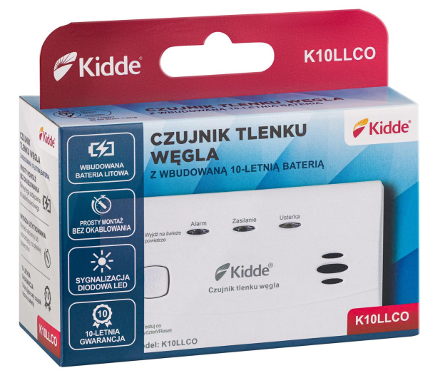 Kidde OUTLET - K10LLCO Czujnik tlenku węgla - 1548638 - zdjęcie 6